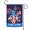 Patriotic Gnome Welcome Decorative 4th Of July Double Sided Flag